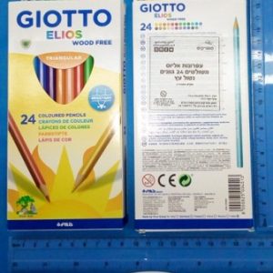 עפרונות צבעוניים 24 יחידות של Giotto